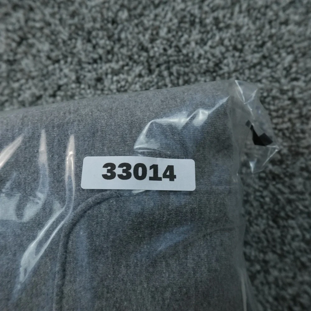 North Face Pants Mens M Gray Fleece Drawstring Jogger Sweatpants Hike Outdoor